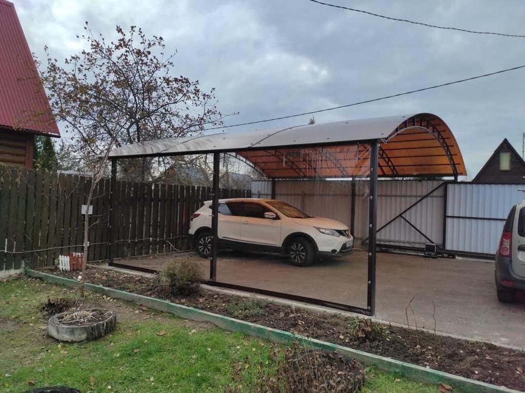 Прозрачные шторы ПВХ для навеса под автомобиль в Максатихе